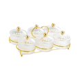 thumbnail image 3 of GUOOL Dried Fruit Plate Candy Nuts Dish with Lid for Room Condiment 6 Grid, 3 of 9