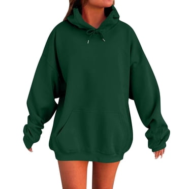 Baberdicy Green Womens Oversized Hoodies Winter Sweatshirts Pullover 2026 Fashion Tops Trendy Outfits, L
