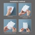thumbnail image 2 of Air Conditioner Remote Control Smartphone Organizer Office Hotel Apartment Living Room Bedroom Kitchen Adhesive Controller Holder Space Saving Blue, 2 of 7