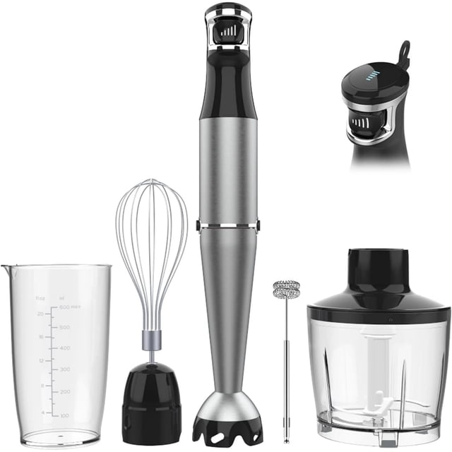 Refurbished Boyun Daj Immersion Blender Handheld Hand Blender 1100W