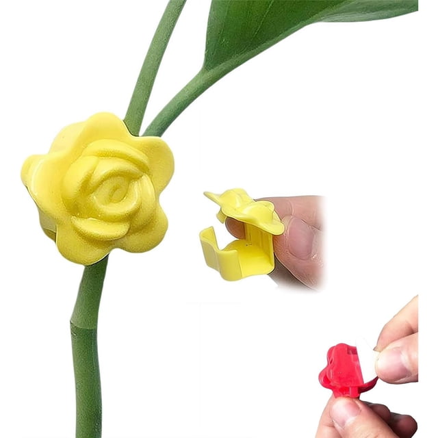 Plant Climbing Wall Clips, 2025 New Plant Climbing Wall Fixture Clips with Self-Adhesive Wire Fixing Vine, Plant Support Clips for Indoor Home Garden Decor