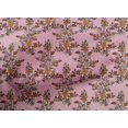 thumbnail image 4 of oneOone Cotton Poplin Fabric Leaves & Floral Block Printed Craft Fabric BTY 56 Inch Wide, 4 of 5