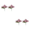 thumbnail image 3 of Youkk 2pcs Easy To Clean – Realistic Appearance – Artificial Flowers For Wedding purple 2Set, 3 of 6
