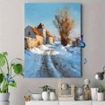 thumbnail image 4 of Qisvanset Cosmos Flower Garden Canvas Print 12x16 Inch Dining Room Art, 4 of 8