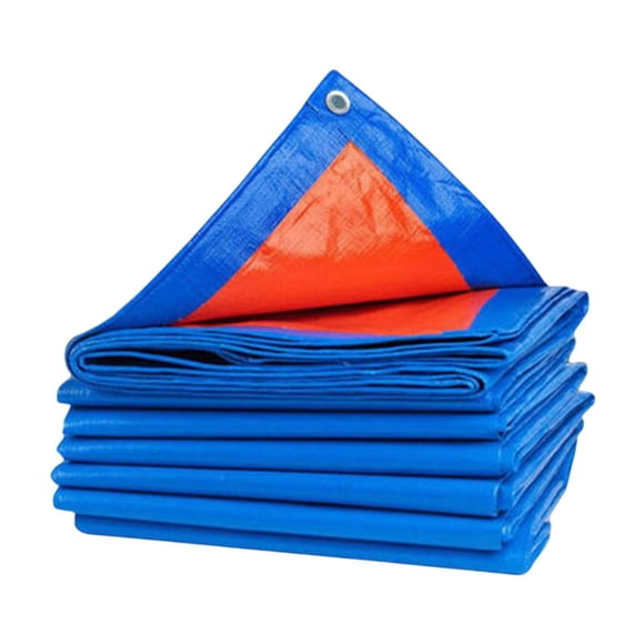 YIMWNYI Waterproof Tarpaulin Sun Protection, Heavy-Duty PE Plastic Oilcloth, Reinforced Corners, UV Blocking, Waterproof, Rainproof, Durable for Outdoor Patio, Garden, Pool, and Truck Cover
