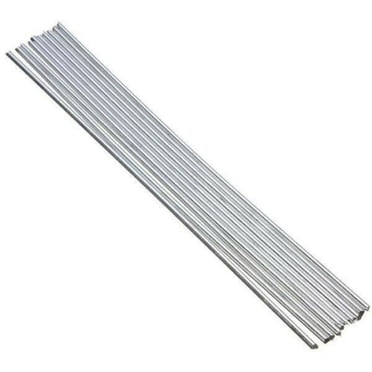 Yeacher 10Pcs Aluminum Welding Rods Solid Core No Flux Required Low Melting Point Corrosion Resistance