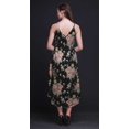 thumbnail image 4 of Bimba Robe Midi d'Été Imprimée à Fleurs pour Femmes Col en V Tenue de Vacances-Moyenne, 4 of 5