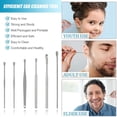 thumbnail image 1 of WIFKLSIIPG Ensemble d'Oreille Portable Ensemble de 6 Cuillères d'Oreille pour Adultes Design à Ressort Spiralé, 1 of 6