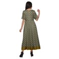 thumbnail image 3 of Moomaya Kurti Longue Imprimée Tenue d'Été Tunique Ligne A pour Femmes, 3 of 5
