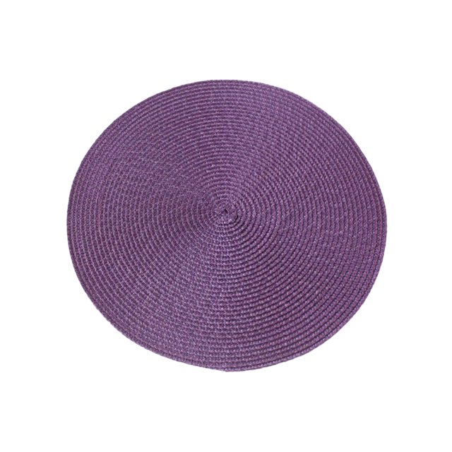 mmirethe Non-skid Table Mat Lightweight And Easy To Care Placemat Sturdy And Durable purple 1Set