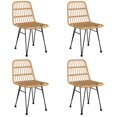 thumbnail image 2 of vidaXL 5 Piece Garden Dining Set Poly Rattan, 2 of 5