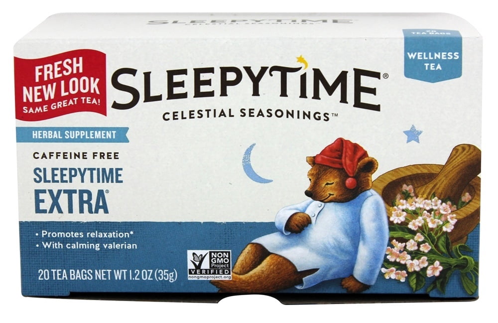 Celestial Seasonings - Sleepytime Wellness Tea Caffeine Free Extra