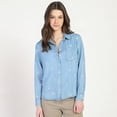thumbnail image 1 of Bloom Girl Embroidered Button Front Shirt, Sizes XS-XL, 1 of 5