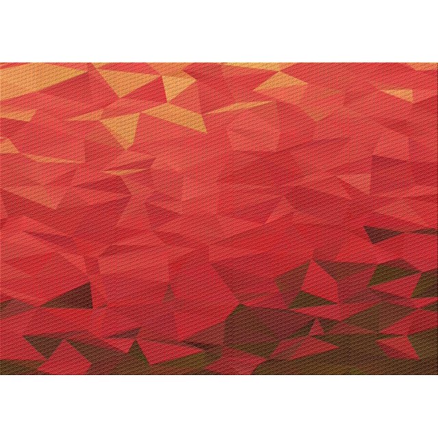 Ahgly Company Tapis Rectangulaire Lavable en Machine Intérieur Transitionnel Rouge Lave, 8 Pieds x 10 Pieds