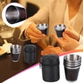 thumbnail image 2 of Pompotops Ensemble de 4 Tasses en Acier Inoxydable Gobelet pour Boire Café Thé Gobelet Camping Liquidation, 2 of 8