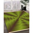 thumbnail image 3 of Ahgly Company Tapis d'Intérieur Lavable en Machine Carré Vert Pistache Transitionnel, 6 Pieds Carré, 3 of 7