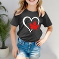thumbnail image 2 of WEAIXIMIUNG Chemises pour Adolescentes Tendance Manches Courtes T-Shirt Col Rond Été Coupe Décontractée Basique, 2 of 4