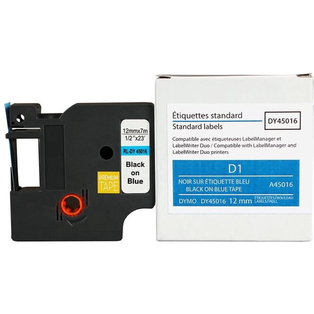 Premium Tape Label Tape - Alternative for Dymo A45016