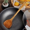 thumbnail image 1 of TIMIFIS Kitchen Utensil Long Wooden Cooking Rice Spatula Kitchen Utensil Non-Stick Hand Wok Shovel Kitchen Gadgets, 1 of 8