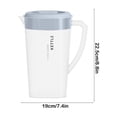 thumbnail image 3 of Clear Plastic Pitcher With Lid Clear Water Pitcher For Cold Drinks Iced Tea Pitcher For Lemonade Iced Tea Milk Beverages, 3 of 7