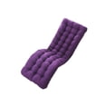 thumbnail image 2 of Coussin de Fauteuil Inclinable de Jardin Confortable en Polyester Épaissi Tapis Extérieur Intérieur Extérieur Intérieur Violet A, 2 of 7