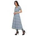thumbnail image 2 of Moomaya Robe Kurti Longue Indienne Imprimée en Coton Tunique Robes pour Femmes, 2 of 6