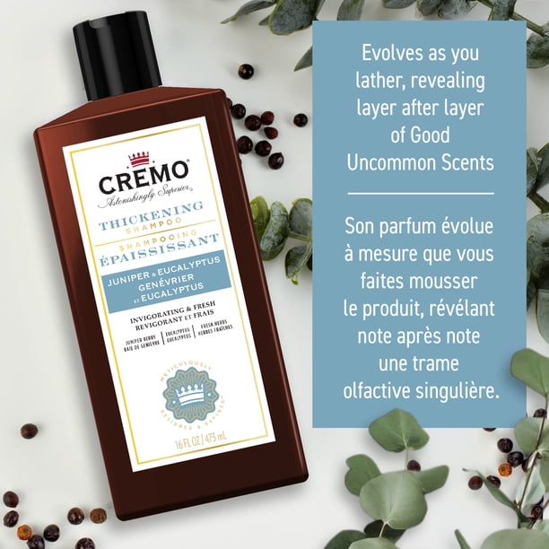 Cremo Juniper & Eucalyptus Thickening Shampoo - Walmart.ca
