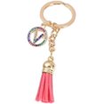 thumbnail image 1 of 26 Letters A-Z Decorative Alphabet Initial Charm Keychain for Women Girls Men Teenager Gift, 1 of 2
