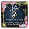 thumbnail image 4 of Pour Maman Mots Pas Assez pour Toujours Collier w Message Carte, 4 of 7