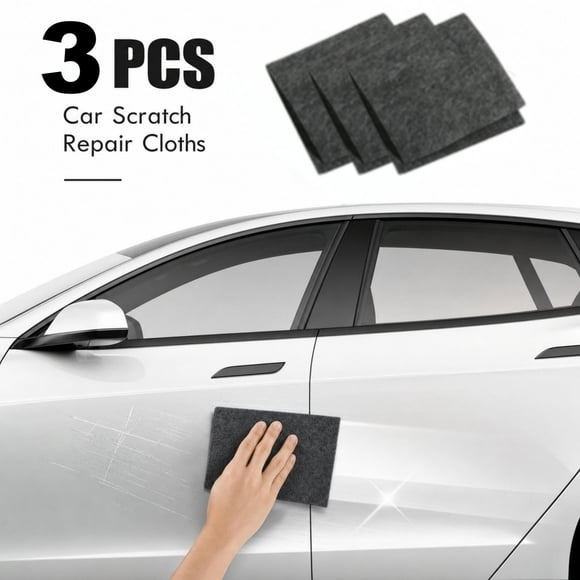 YiJuHui Car Scratch Remover Cloth Advanced Scratch Repair Swirls Removal Glitter Cloth Auto Paint Restorer Quick Fix Microfiber Polish Cloth Car Detailing