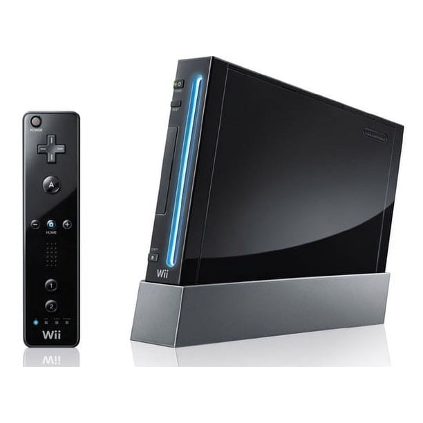 任天堂　Wii Restored Wii Black Console With New Super Mario Brothers Wii And