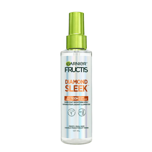 Garnier Fructis Diamond Sleek Vaporisateur Lissant Illuminateur, avec Kératine