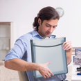 thumbnail image 4 of Nilvkv Thickened Edging A3 Artwork Storage Bag Watertight Office Folder Storage Bag Exam Paper Storage Bag, 4 of 6