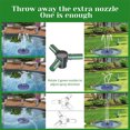 thumbnail image 4 of Colorful Led Solar Fountain With Rotating Nozzle High Power Water Pump With Battery Backup For Pond Swimming Pool, 4 of 8