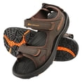 thumbnail image 1 of Orlimar Men's Hook and Loop Closure Spikeless Golf Sandal, 9 Medium Brown, 1 of 4