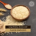 thumbnail image 2 of Pride Of India - Extra Long Indian Golden Basmati Rice - Healthy Parboiled Sella Grain, 3 Pound Jar, 2 of 6