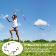 thumbnail image 4 of MasteelfCA 6pcs Useful Unisex Rhythmic Ribbon Rainbow Art Streamers Child Twirling Wands, 4 of 8