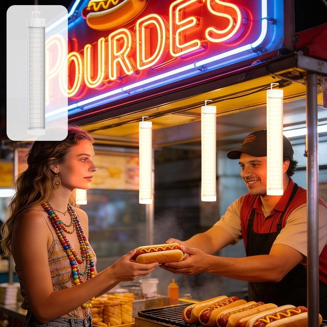 Lanterne de Camping à DEL Rechargeable avec Design Suspendu Magnétique pour Usage Extérieur d'Urgence et Marché Nocturne