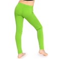 thumbnail image 3 of Stretch Is Comfort Girl's Cotton Leggings | Child Size 4 -14, 3 of 5