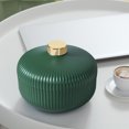 thumbnail image 2 of Small Plastic Storage Containers Plastic Divided Snack Box with Cover, Snack Fruit Tray, Food Storage Lunch Box, Removable and Washable Round Four Compartment, 2 of 7