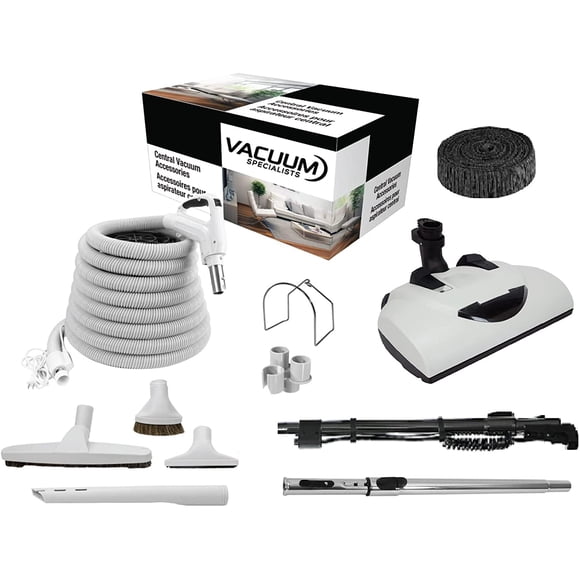 Vacuum Specialists Wessel Werk Central Vacuum Accessory Kit fits Beam, Electrolux, Canavac, Kenmore, DuoVac, Hoover and More