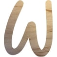 thumbnail image 1 of Wooden Letter W Craft Project, 5'' Tall Small Unfinished Wood Alphabet Letter, DIY, 1 of 3