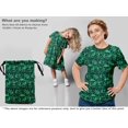 thumbnail image 5 of oneOone Polyester Spandex Dark Green Fabric Texture Craft Projects Decor Fabric Printed By The Yard 56 Inch Wide, 5 of 5