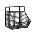 thumbnail image 3 of Lipstore Adhesive Small Metal Basket Wall Mount Fruit Basket for Craft Room Garage RV 1 Grid, 3 of 8