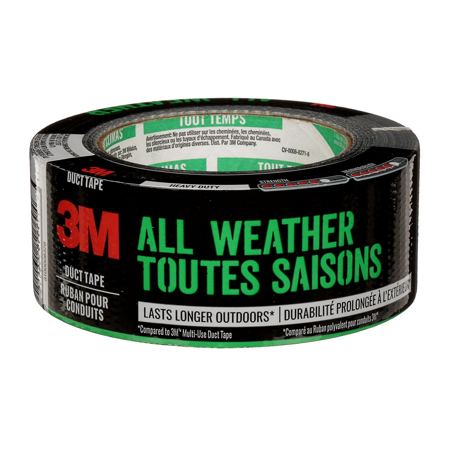 Ruban pour conduits toutes saisons 3M(MC) 2525, 48 mm x 22,8 m (1,88 po x 25 vg)