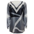 thumbnail image 5 of CEHVOM T-shirt Décontracté pour Femmes, Printemps Automne, à Manches Longues, Col en V, Imprimé Patchwork, Liquidation, 5 of 5