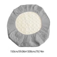 thumbnail image 3 of 150x200cm Waterproof Mattress Protector Soft Washed Cotton Bed Cover Breathable Mattress Pad Cover 59x78 Inches, 3 of 5