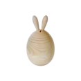 thumbnail image 1 of Natural Wooden Bunny Egg Decor, 1 of 3