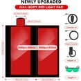 thumbnail image 4 of New Red Light Therapy Mat Full Body 84.6'' x 33.5'' 2680pcs LED Beads 660nm&850nm Red Light Therapy Device, Large Infrared Light Therapy Mat Sleeping Bag, Full Body Coverage, for Pain Relief, Energy, 4 of 7