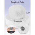 thumbnail image 4 of SUNMON Filtre Pop pour Microphone Blue Yeti, Couvre-Brise de Micro Duveteux Compatible avec AM8, SoloCast, Yeti Pro/Nano, Razer Mini, Razer Seiren V2 Pro (Blanc), 4 of 7